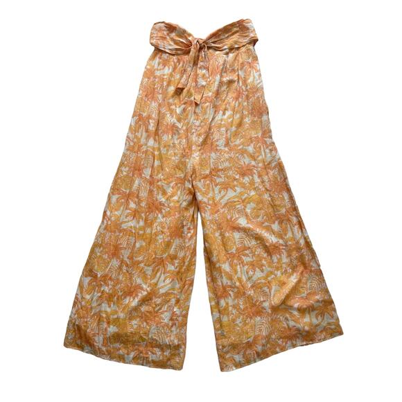 STORIA PALM TREE STRAPLESS JUMPSUIT SIZE LARGE REVOLVE - Picture 2 of 8